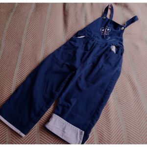 Vintage Gymboree Flower Power Embroidered Overalls Sz 3t Spring/Cottage